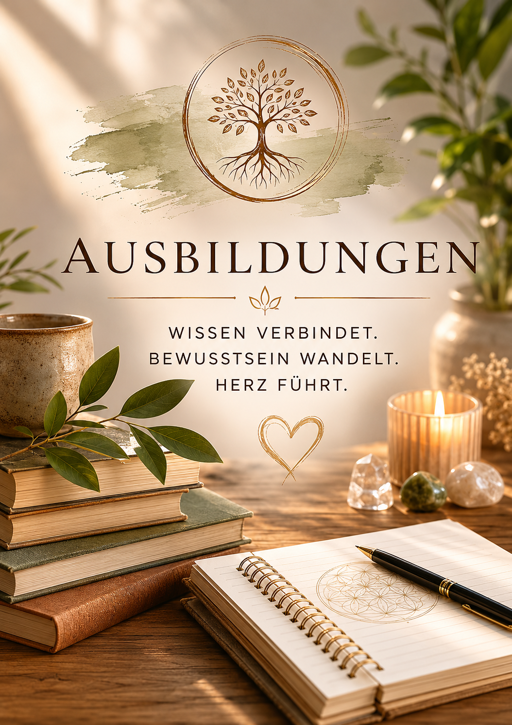 Ausbildungen - Wissen verbindet, Bewusstsein wandelt, Herz führt